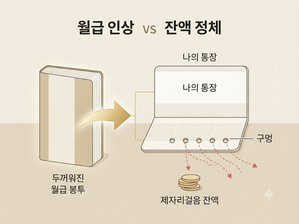 월급 인상, 통장 잔액은 제자리인 구조