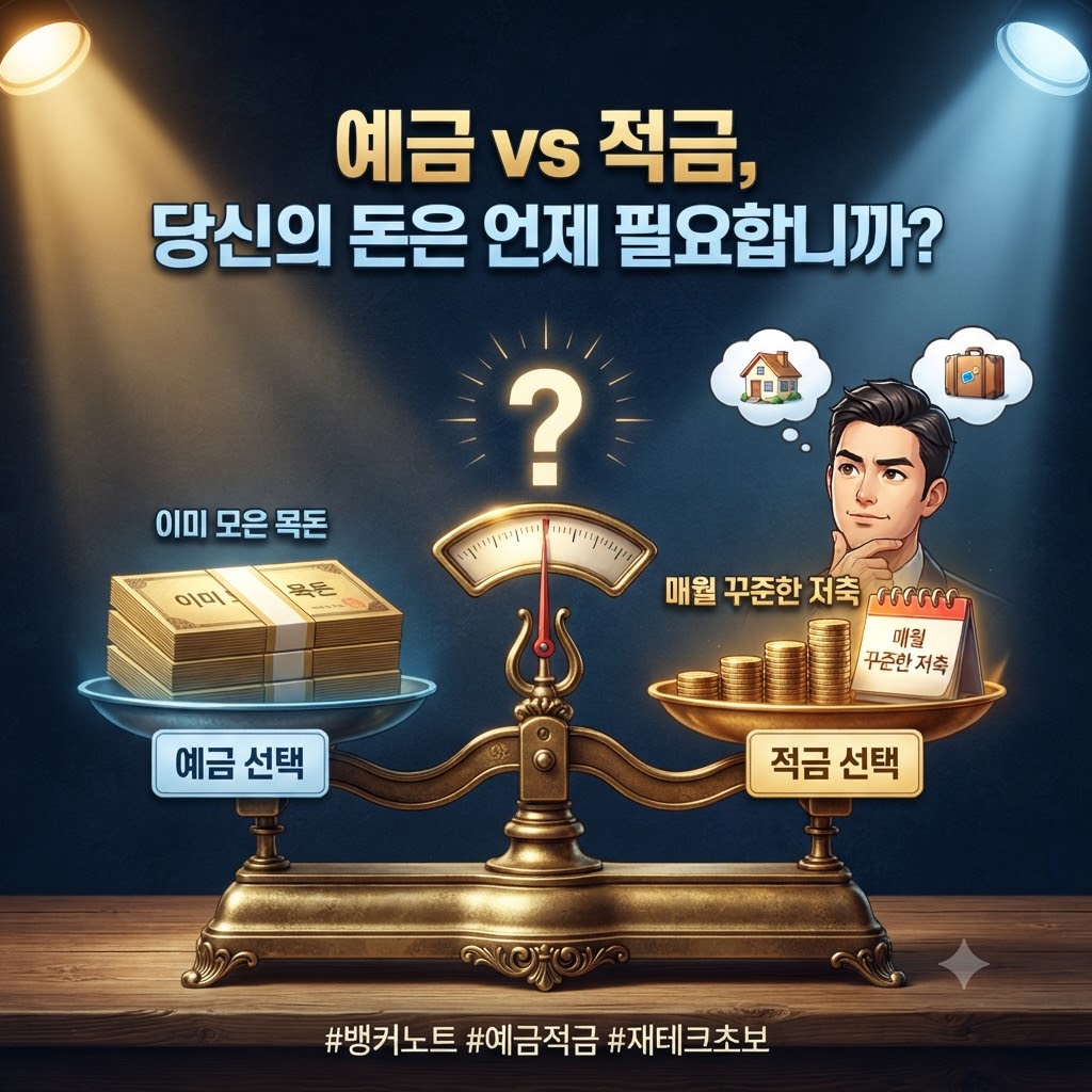 예금과 적금, 내 상황에 맞는 선택 방법 썸네일