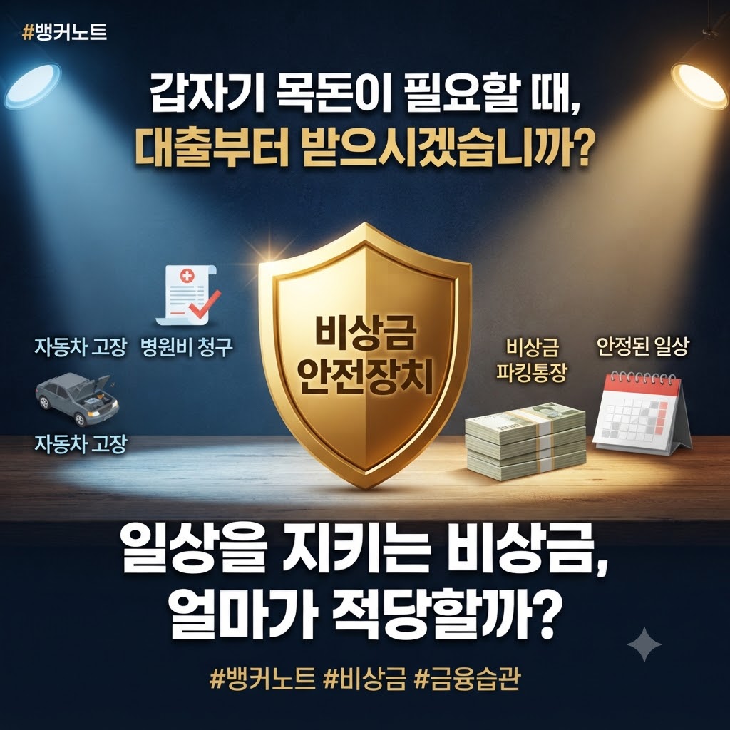 비상금은 얼마가 적당할까 현실적인 기준 알아보기 썸네일