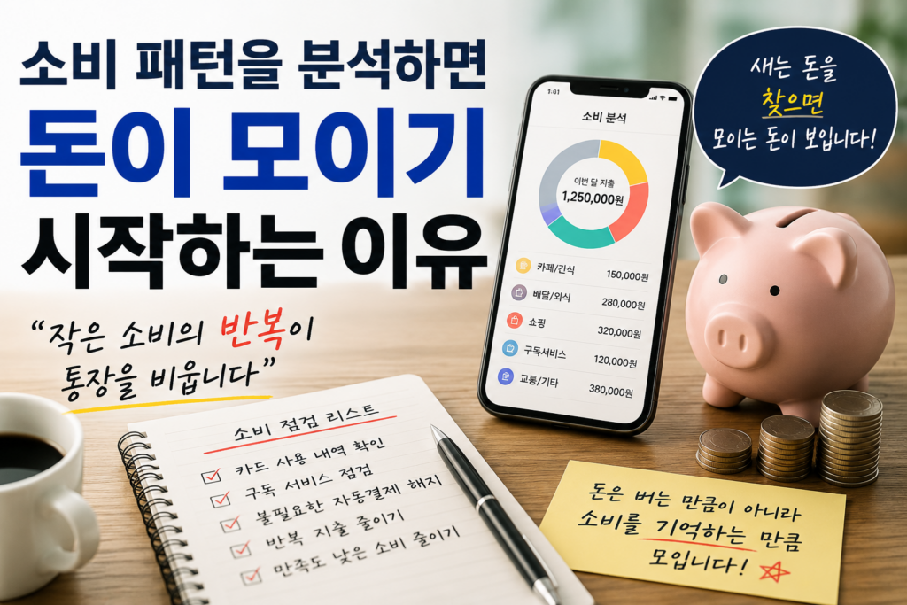 소비 패턴을 분석하면 돈이 모이기 시작하는 이유 썸네일