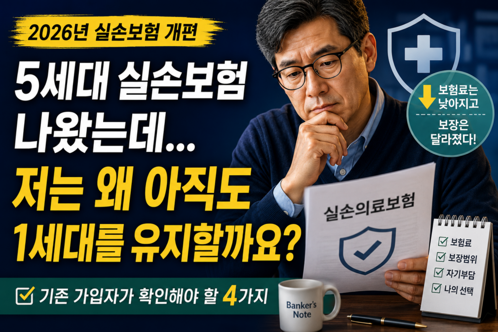 2026년 실손보험 개편 기존 가입자는 무엇을 확인해야 할까 썸네일